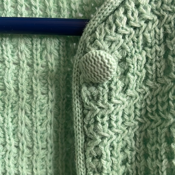 Blairmoor Green Buttoned Sweater/Cardigan vintage - Picture 4 of 4